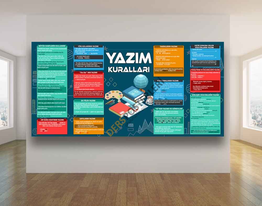 Yazım Kuralları Okul Posteri