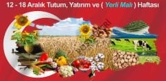 12 18 Aralık Tutum Yatırım ve Yerli Malı Haftası Panosu Okul Posteri