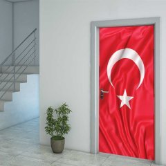 Türk Bayrağı Kapı Giydirme