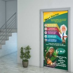 Bilim İnsanları Albert Einstein Kapı Giydirme