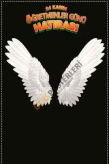 24 Kasım Öğretmenler Günü Hatırası Arkalık Okul Posteri