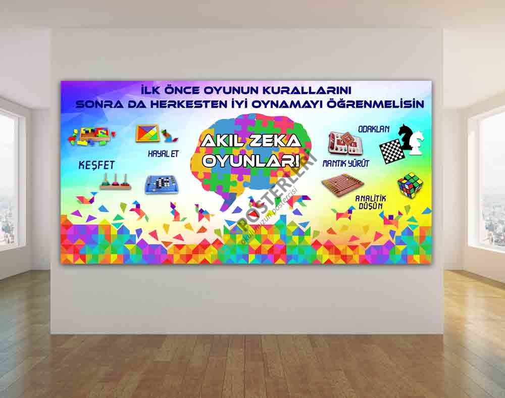 Akıl Zeka Oyunları Okul Posteri