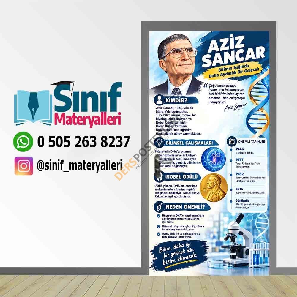 Aziz Sancar Okul Kapı Giydirme