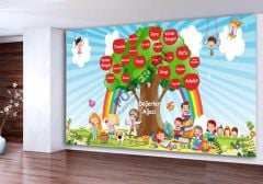 Değerler Ağacı Okul Posteri