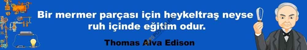 Thomas Edison Kiriş Yazısı