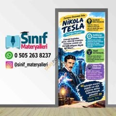 Nikola Tesla Okul Kapı Giydirme