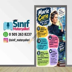Marie Curie Okul Kapı Giydirme