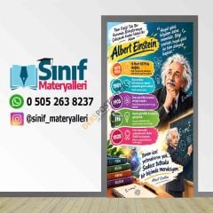 Albert Einstein Okul Kapı Giydirme