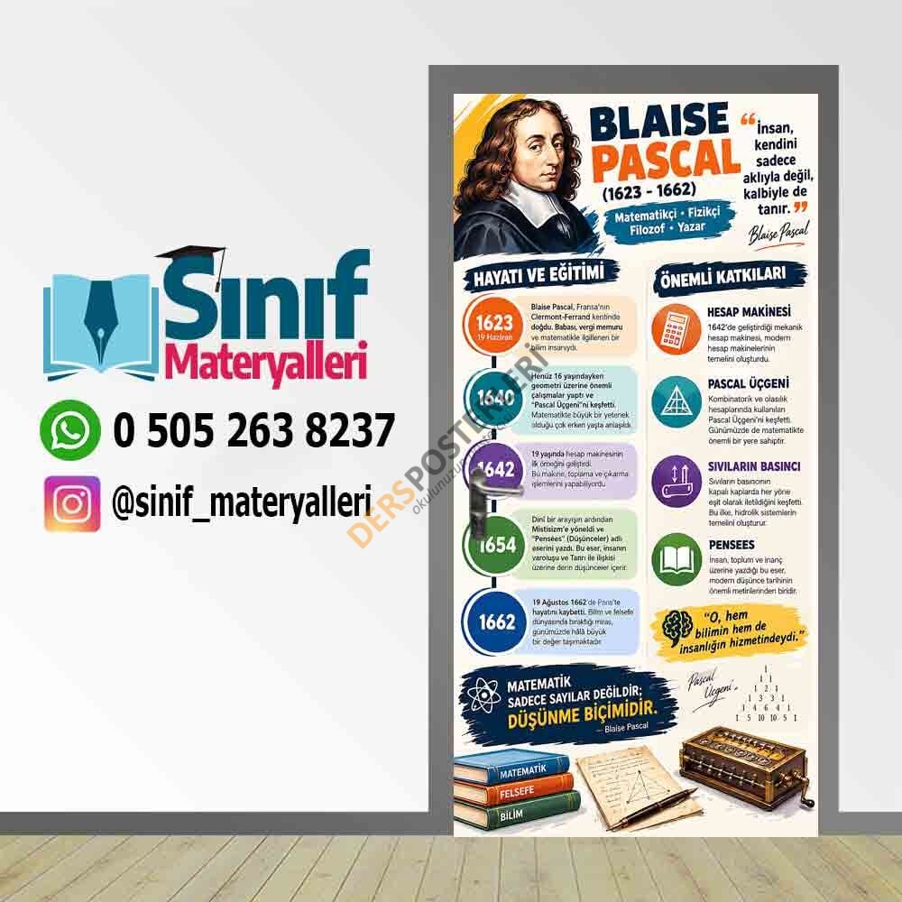 Blaise Pascal Okul Kapı Giydirme