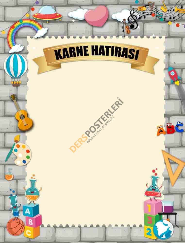 Karne Hatırası Okul Posteri