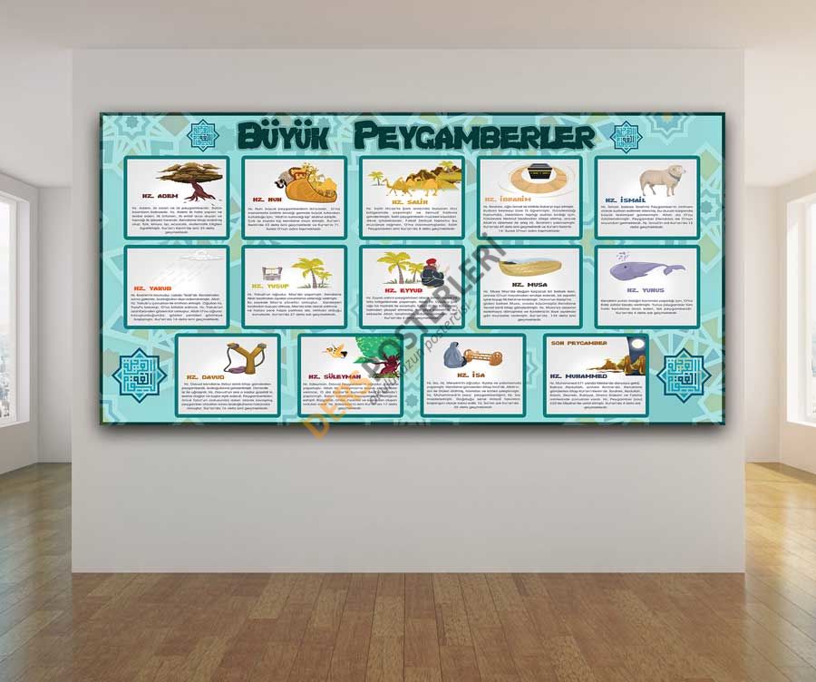 Büyük Peygamberler Okul Posteri