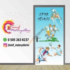Beden Eğitimi ve Spor Odası Kapı Giydirme