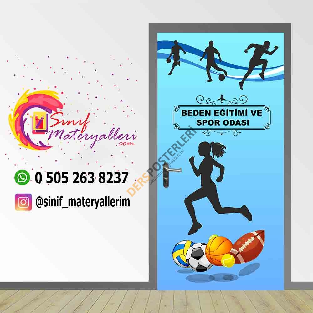 Beden Eğitimi ve Spor Odası Kapı Giydirme