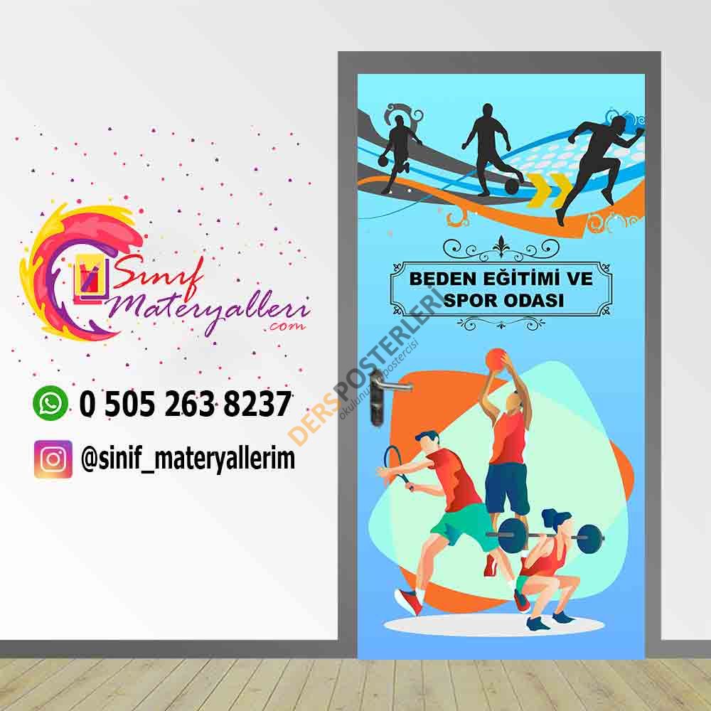 Beden Eğitimi ve Spor Odası Kapı Giydirme