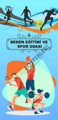 Beden Eğitimi ve Spor Odası Kapı Giydirme