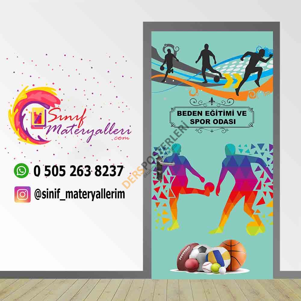 Beden Eğitimi ve Spor Odası Kapı Giydirme
