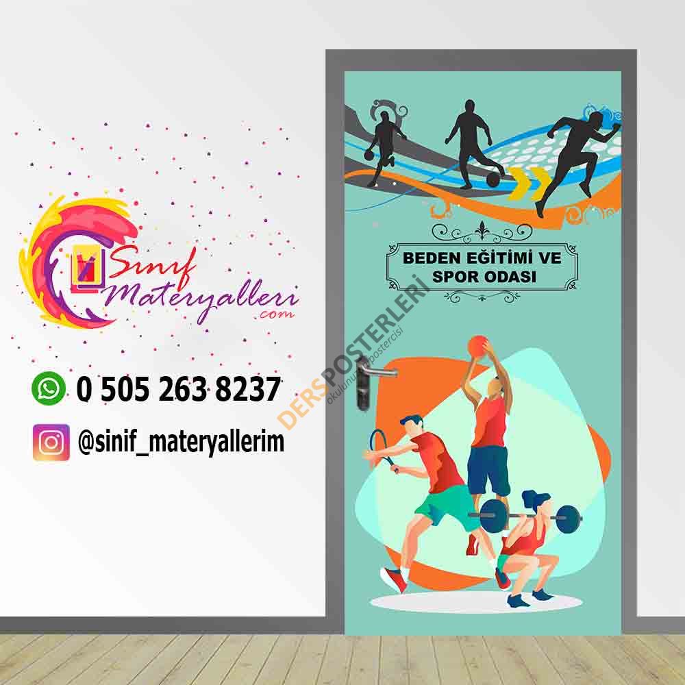 Beden Eğitimi ve Spor Odası Kapı Giydirme