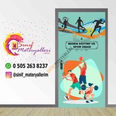 Beden Eğitimi ve Spor Odası Kapı Giydirme