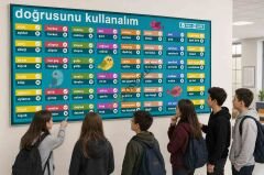 Doğrusunu Kullanalım Okul Posteri
