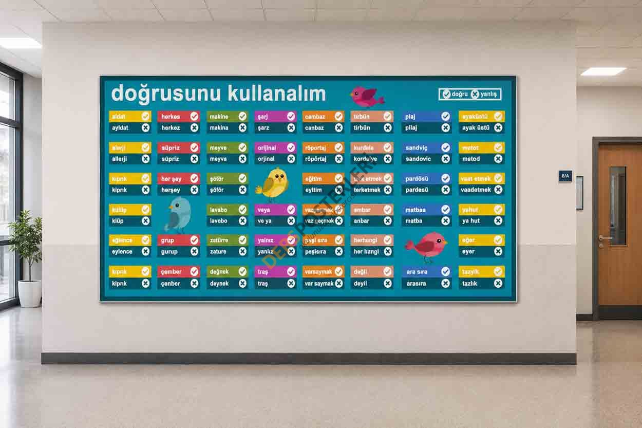 Doğrusunu Kullanalım Okul Posteri