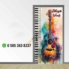 Müzik Sınıfı Kapı Giydirme