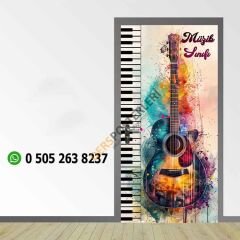 Müzik Sınıfı Kapı Giydirme
