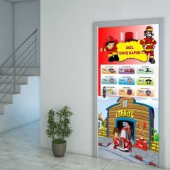 Yangın Merdiveni Kapı Giydirme