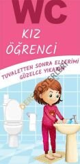 Kız Öğrenci Tuvaleti Kapı Giydirme
