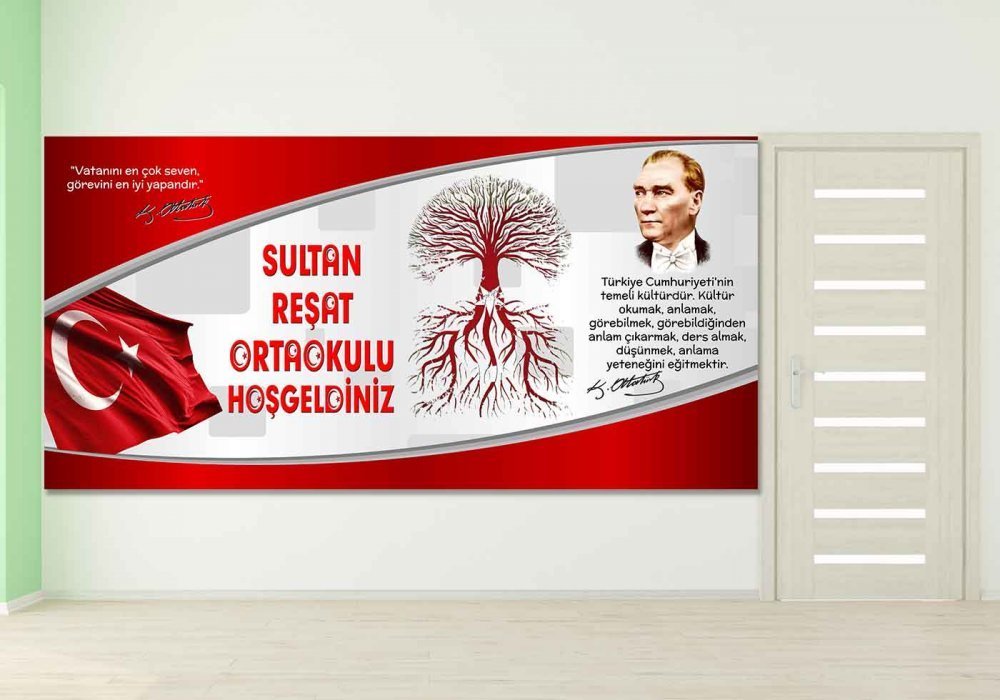 Atatürk Köşesi Duvar Görseli