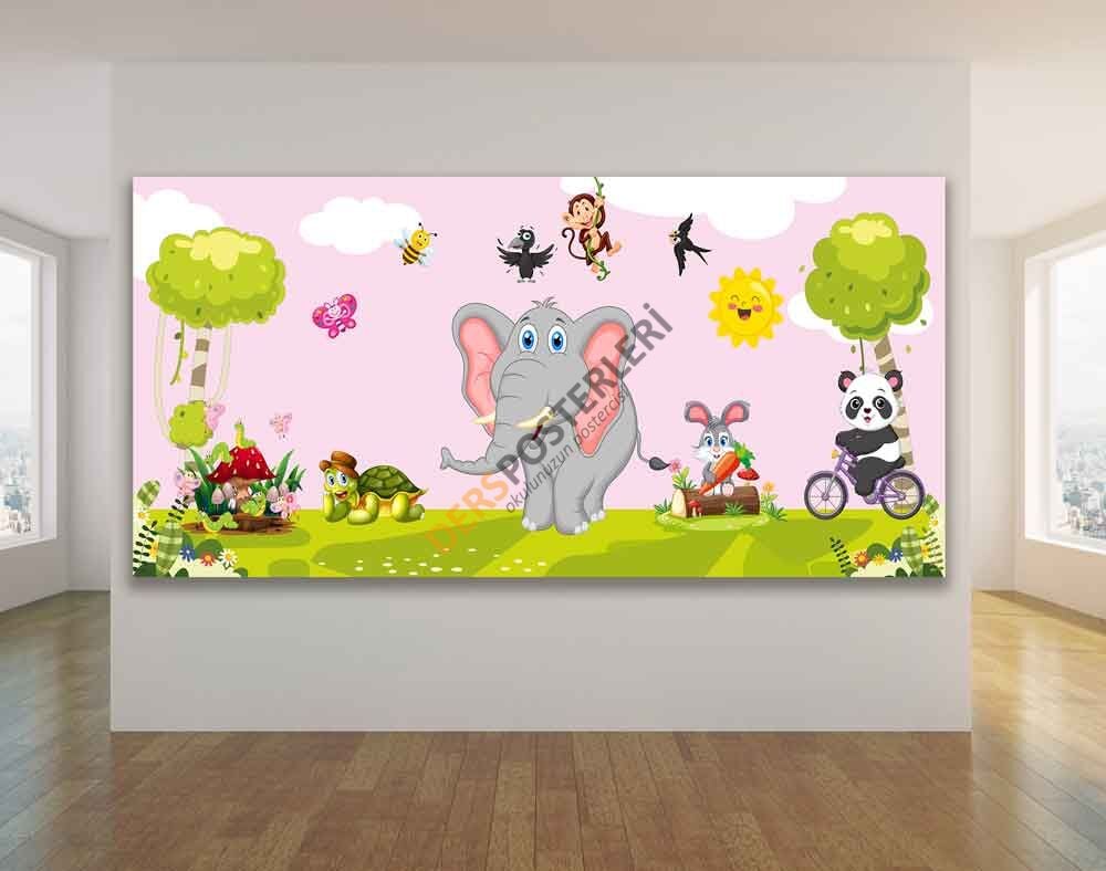 Anaokulu Okul Posteri