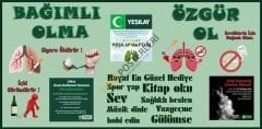 Yeşilay Haftası Okul Panosu Okul Posteri