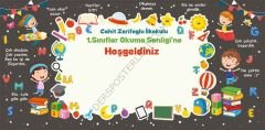 Okuma Bayramı Hatırası Okul Posteri