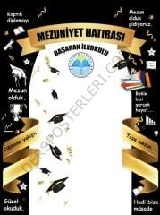 Mezuniyet Hatıra Köşesi Okul Posteri