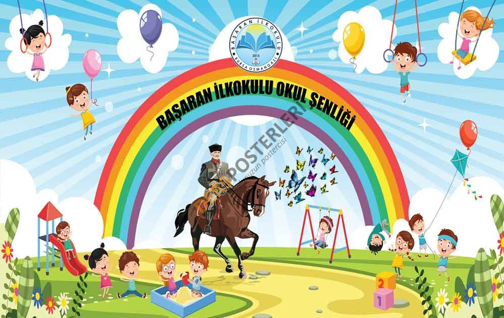 Okul Şenliği Hatıra Köşesi Okul Posteri 2