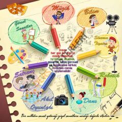 Sanat Sokağı Okul Posteri