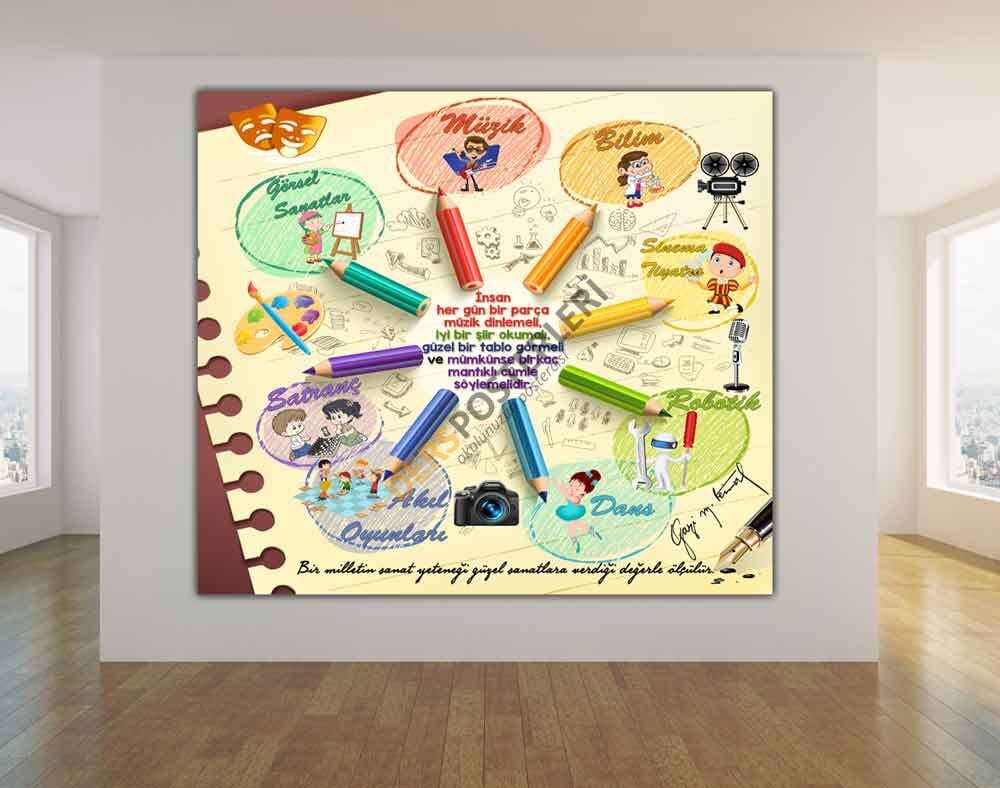 Sanat Sokağı Okul Posteri
