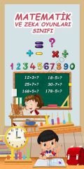 Matematik ve Zeka Oyunları Sınıfı Kapı Giydirme