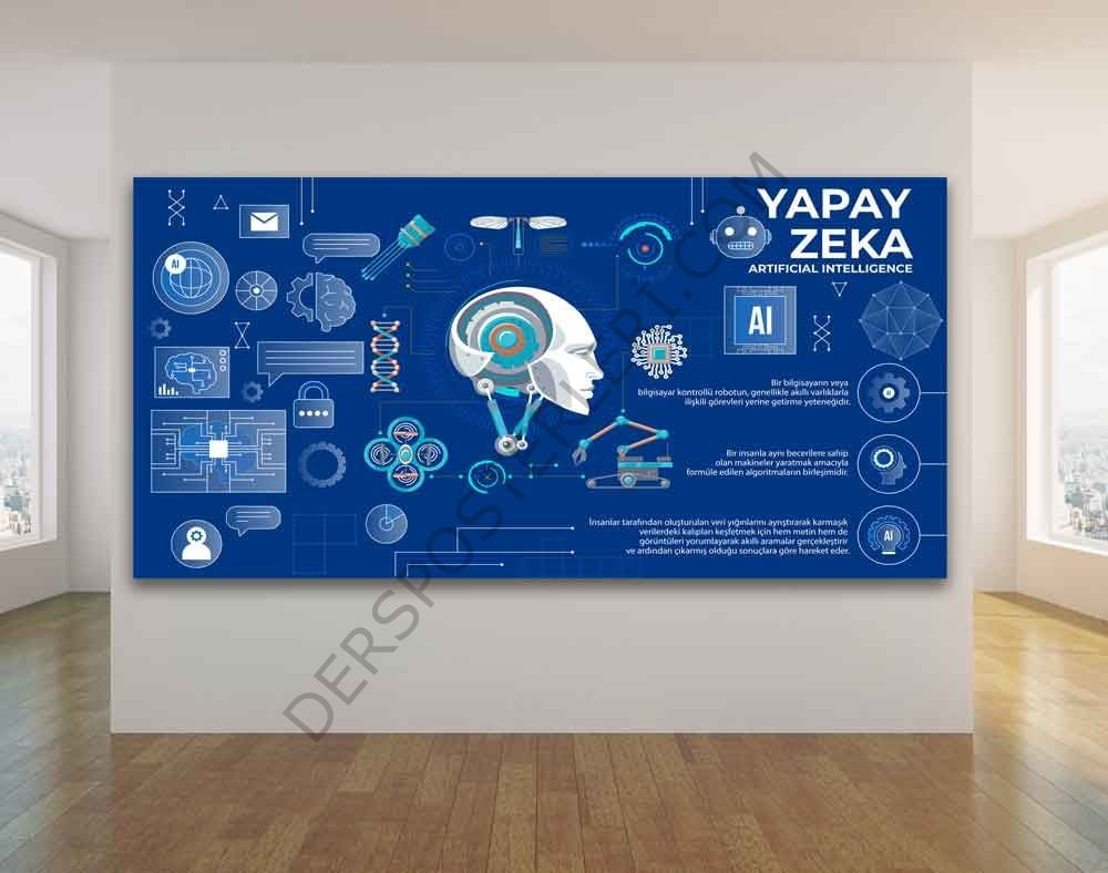 Yapay Zeka Okul Posteri