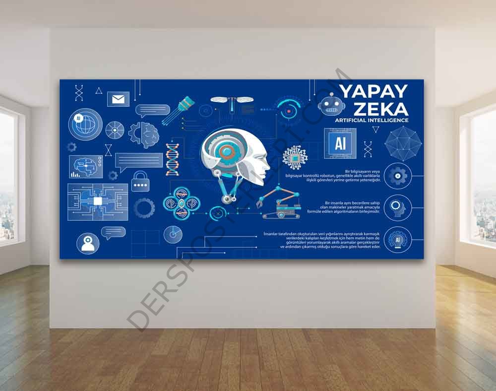 Yapay Zeka Okul Posteri