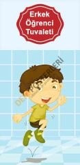 Erkek Öğrenci Tuvaleti Kapı Giydirmesi