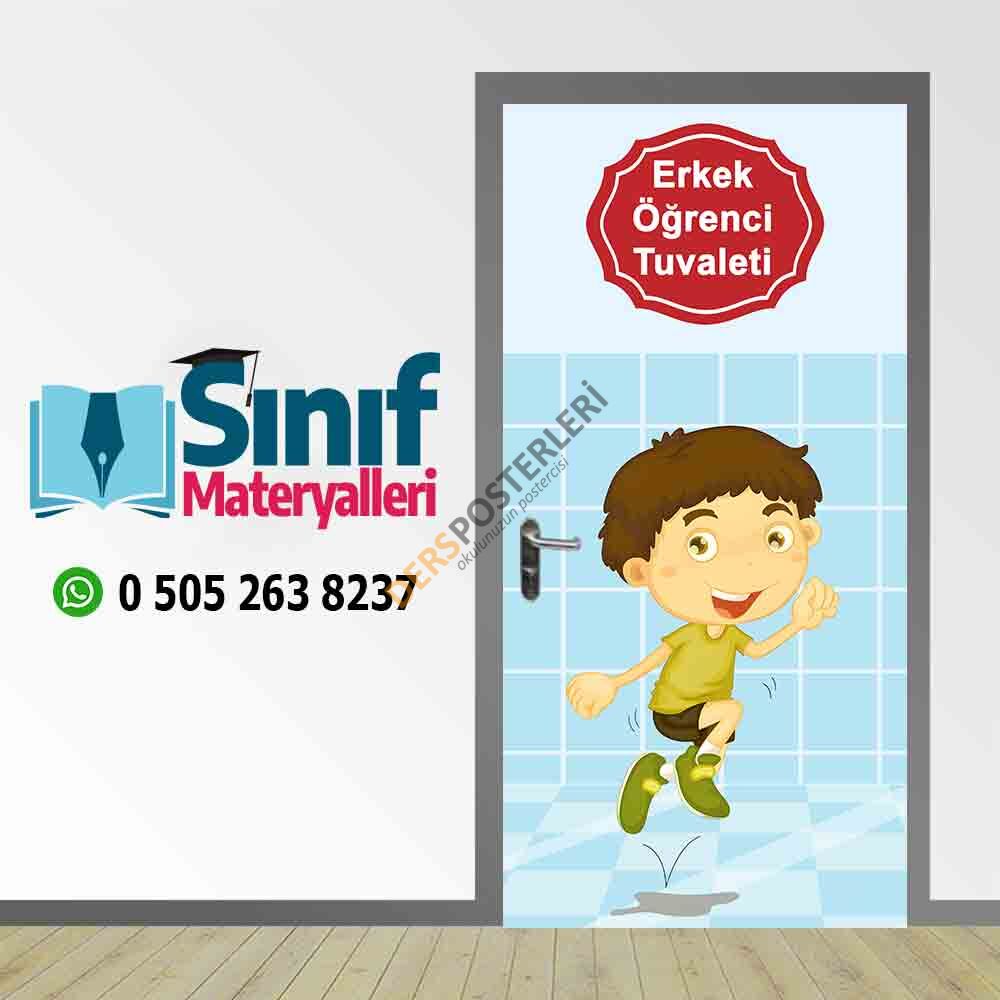 Erkek Öğrenci Tuvaleti Kapı Giydirmesi