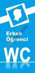 Erkek Öğrenci Tuvaleti Kapı Giydirmesi
