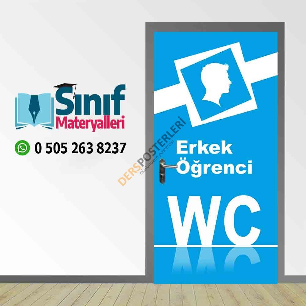 Erkek Öğrenci Tuvaleti Kapı Giydirmesi