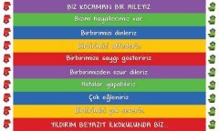 Bu Okulda Biz Merdiven Yazıları