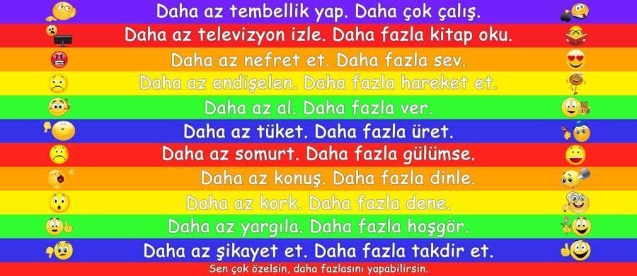 Motivasyon Merdiven Yazıları