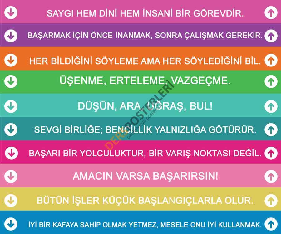 Rehberlik Merdiven Yazıları