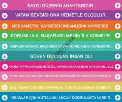 Rehberlik Merdiven Yazıları