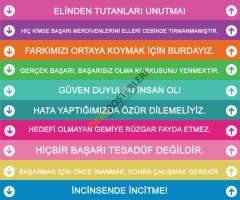 Rehberlik Merdiven Yazıları