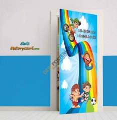İlkokul Sınıf Kapısı Giydirme
