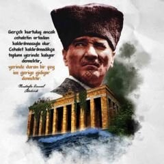 Atatürk Okul Posteri